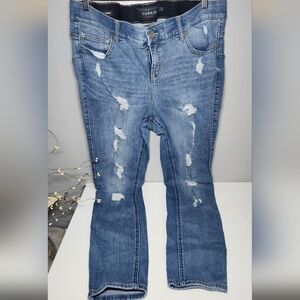 Torrid Women's Light Blue Straight Leg Jeans